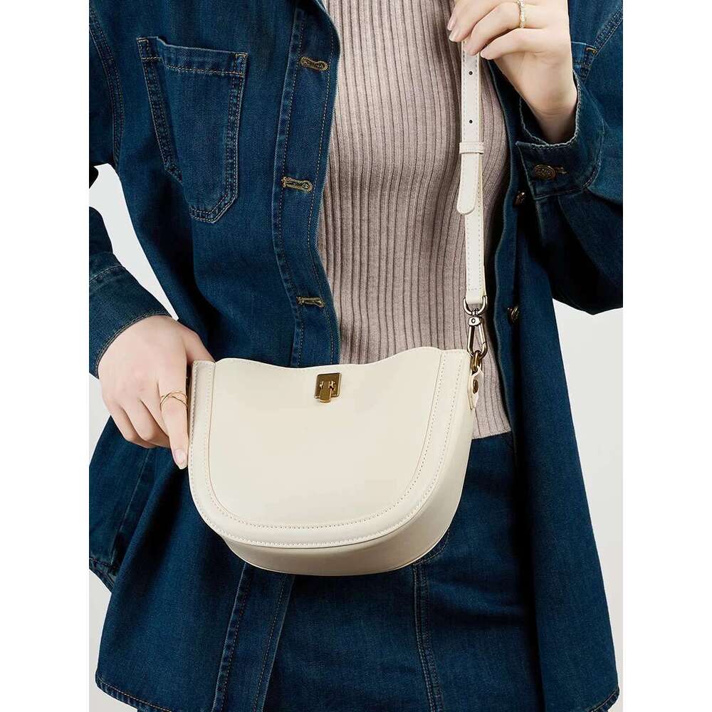 Genuine Leather Woman Cowhide Shoulder Soft Minimalism Bags Womens High Quality Ladies Crossbody Bag Bag