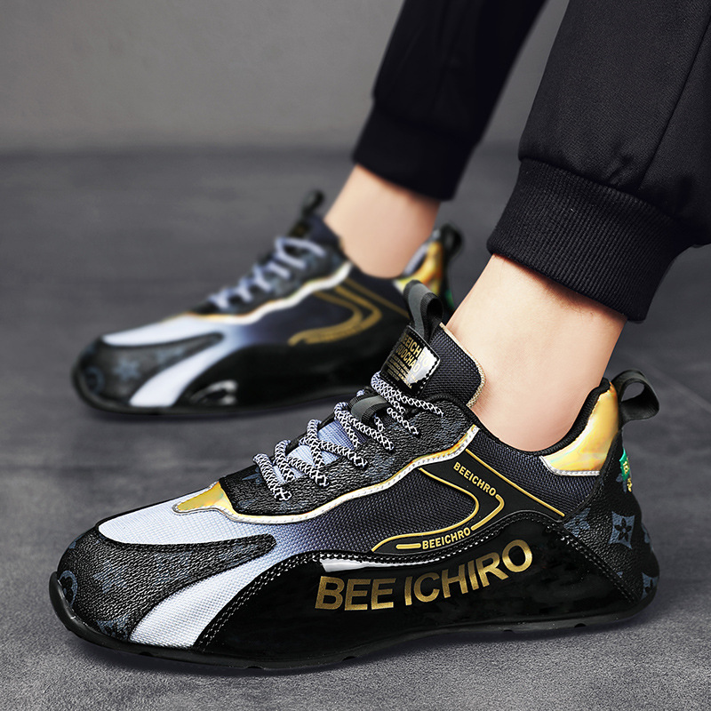 Designer Shoes Men's Shoes New Autumn and Winter Breathable mesh Casual Sports soled shoes Four Seasons Trendy height-increasing Casual shoes fre