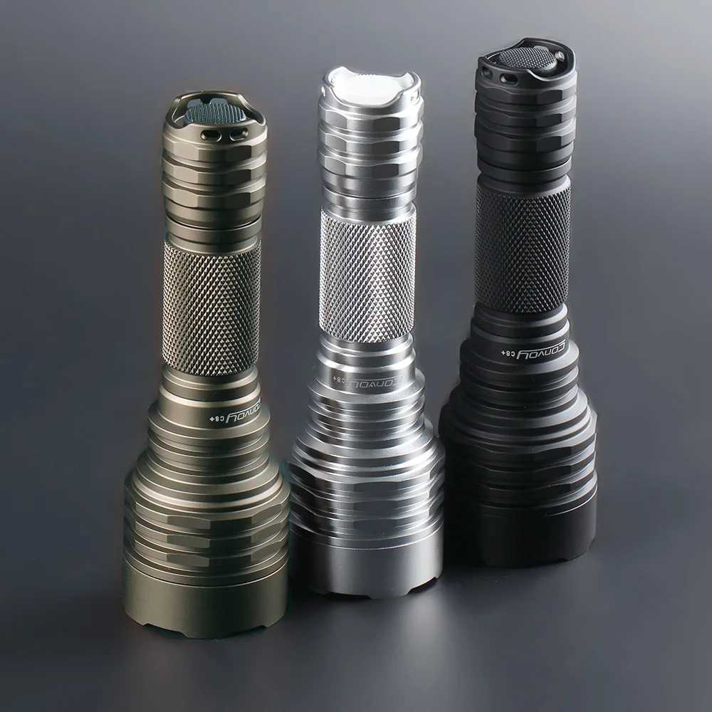 Convoy Flashlight C8 Plus KR CSLNM123 SST-20-DR Red Light Lanterna Led 18650 Torch Portable Latarka Hunting Camping Flash Lamp C251122