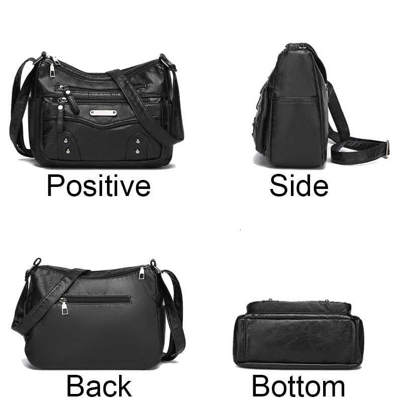 Women Fashion High Quality Leather Handbags Purses Female Retro Shoulder Crossbody Messenger Bag Luxury Designer Sac for LadiesT251122