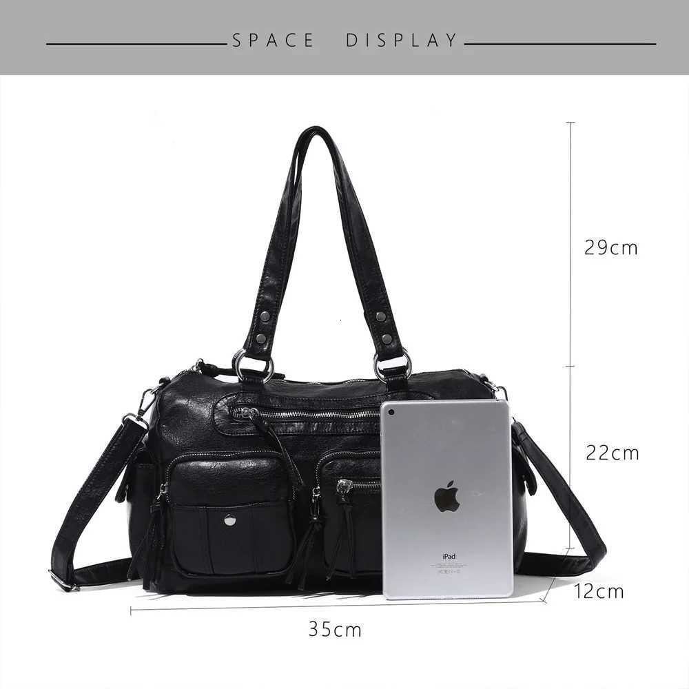 Venn Angel Womens Shoulder Bag Soft PU Handbg Fashion Tote Large Capacity Crossbody Shoulder Bag Snakeskin Handbag Purse X251122