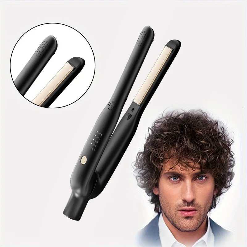Professional Hair Straightener-Ionic Flat Iron with Negative ions mens hair styler Anti-Scald Handle for Frizz-Free StylingT251122
