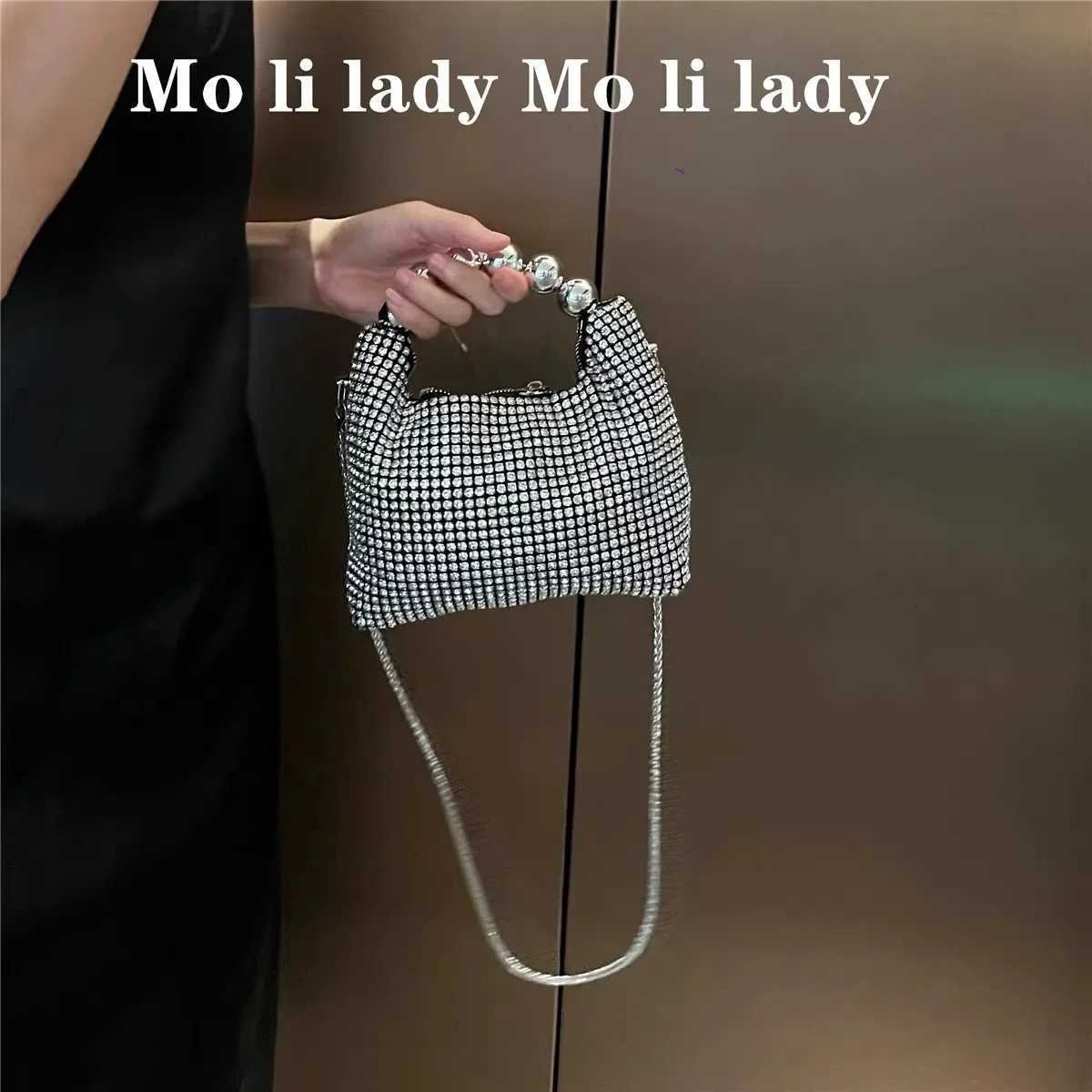 Luxury Designer Beads Beaded Women Handbag Crystal hinestones Diamond Luxury Evening Bag Wedding Party Clutch Purse Shoulder Bag K251121