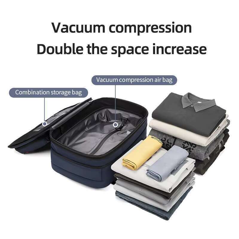 60L Capacity Vacuum Suitable For Travel Expandable Backpack With Dry And Wet Compartments