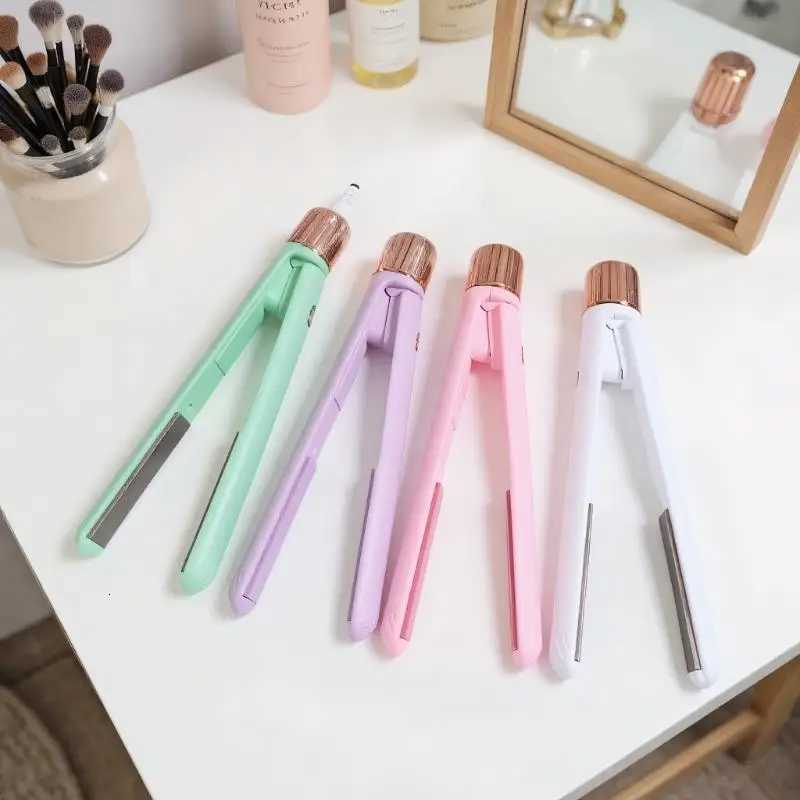 Mini Portable Hair Curling Iron Clamp Dual Use Straightening And Curling Student Dormitory Friendly Hair Salon AccessoriesT251122