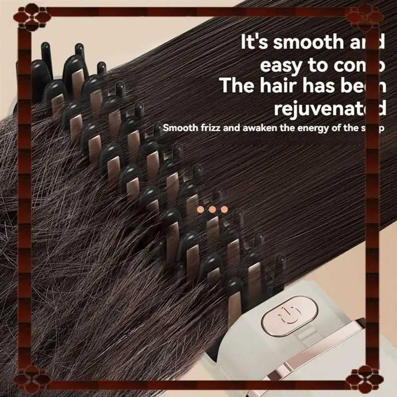 24-Hour Delivery Mini Negative Hot Comb Cordless Portable Straightening Brush Hair Straightener For WomenT251122