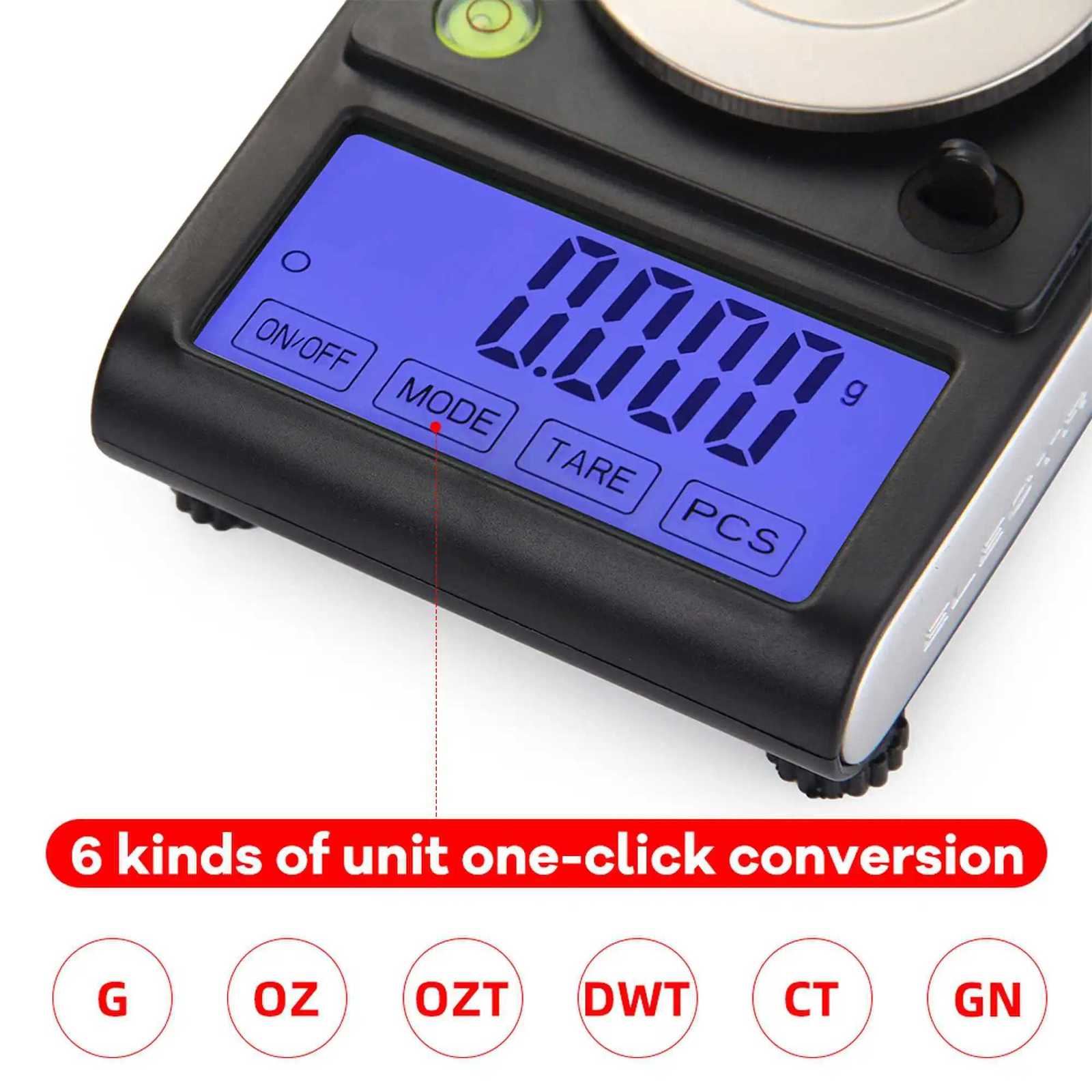 2025 New 0001g Precision Dustproof Smart Jewelry Scale INS Style Mini LCD Backlight Lab-grade Portable Micro Scale for LabM251122