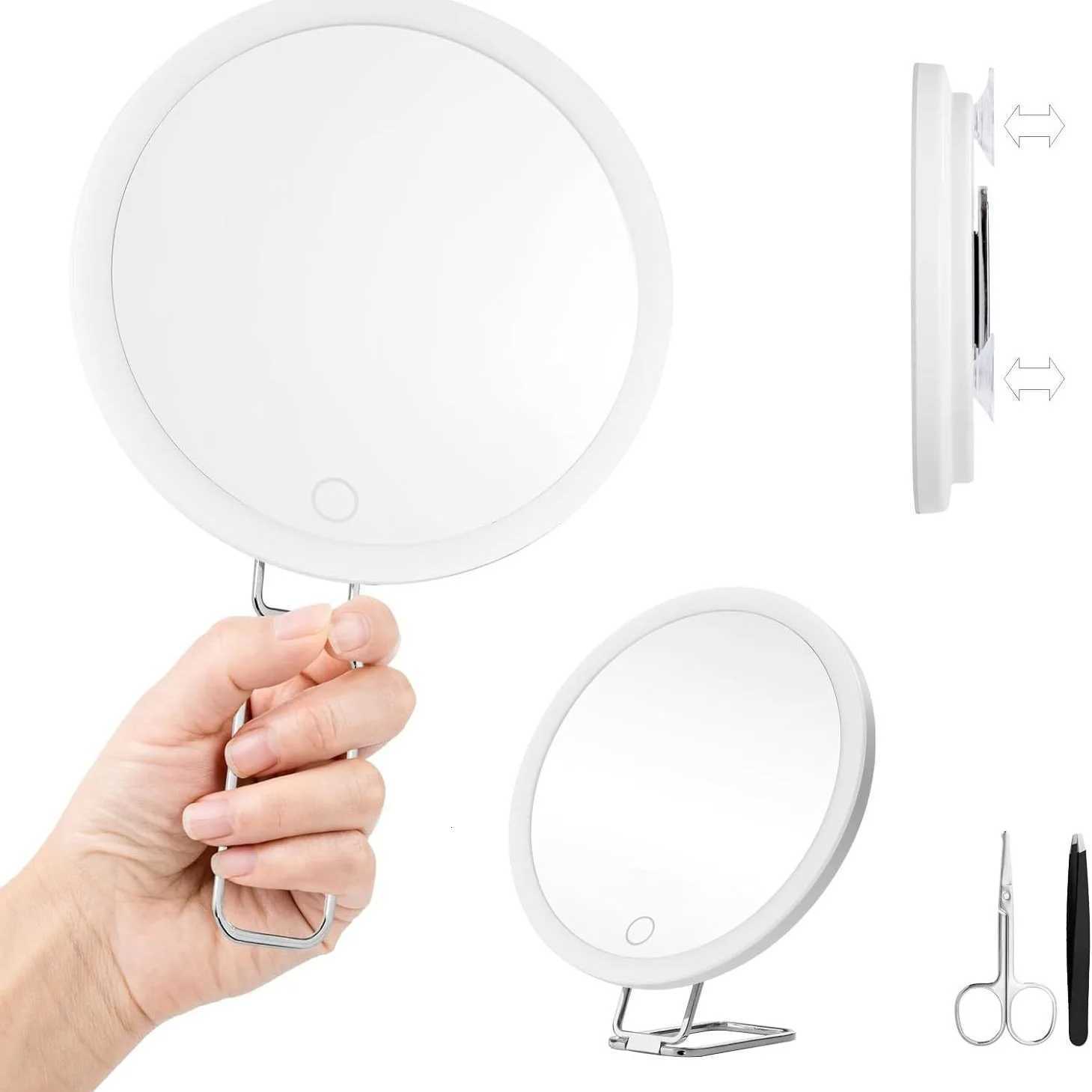 Makeup LED Mirror Lights Tri-colour Dimmable Magnifying For Dresser Bedroom Dormitory Desktop Makeup Refill Mirror Lighting M251122