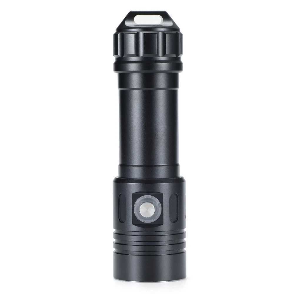 Ekaiou Diving Light 2000 Lumens Super Bright Scuba Dive Flashlight IP68 Waterproof For 100m Underwater Diving Catching Fish Lamp C251122