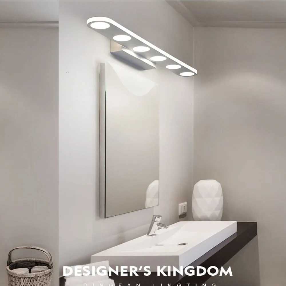 LED Wall Lamp Mirror Front Light 10W 15W Simple Modern Bathroom Makeup Toilet Bedroom Warm White Daylight AC110V AC220V M251122