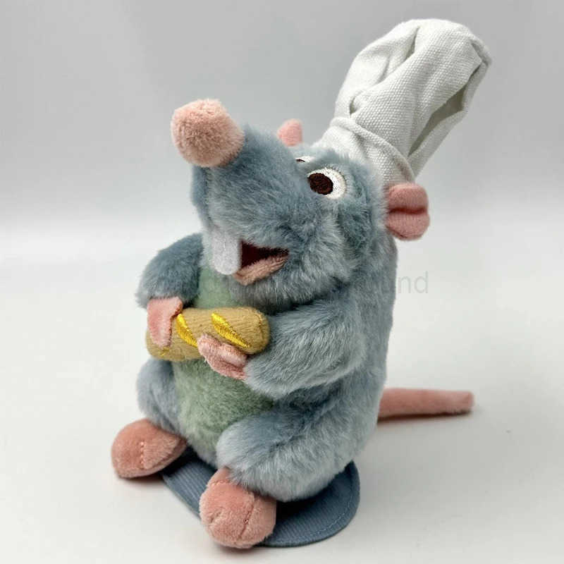 Disney Anime 15cm Ratatouille Chef Remy Magnetic Plush Toy Room Decora Doll Kid Shoulder Plush Doll Decoration Headband Toys Gifts W20250421