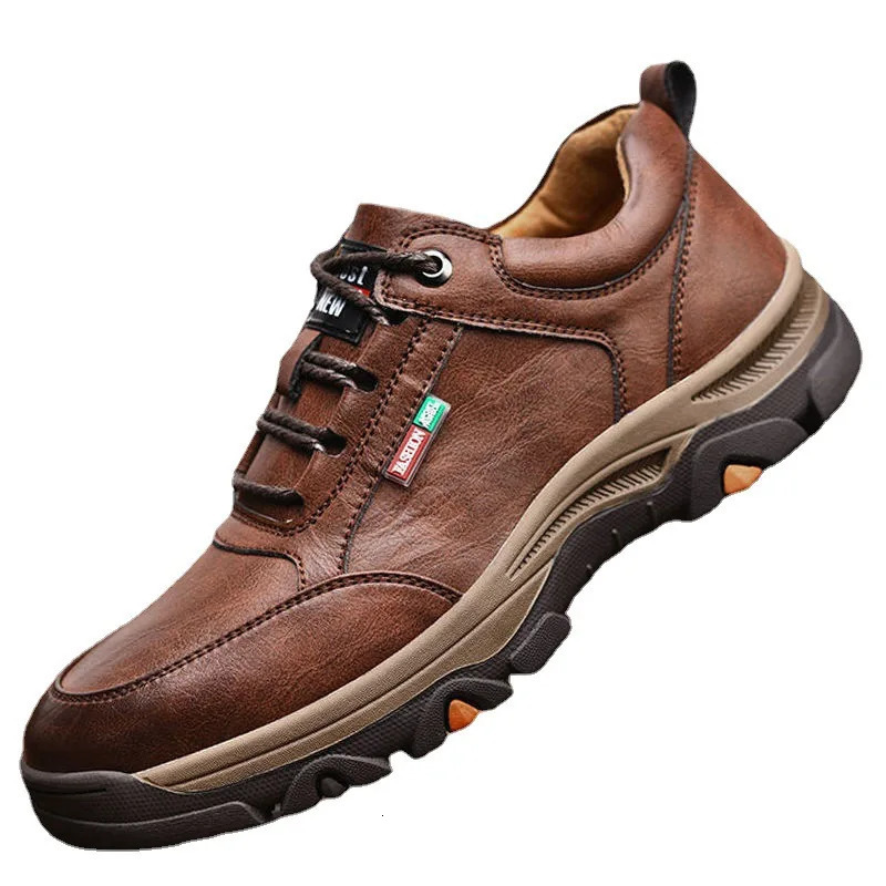 2024 Business Comfort Mens Shoes Simple And Easy To Understand Leather Pedal Leisure Outdoor Anti Slip Loose Tablet 250421X