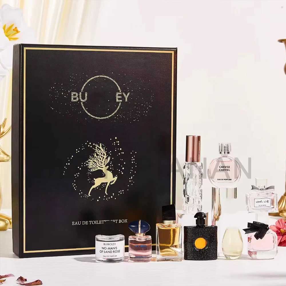75ml8pcs Women Perfume MenPheromones Fragrance Long Lasting Woody Floral Cologne Compact Portable Perfume Luxury Gift Set J251122