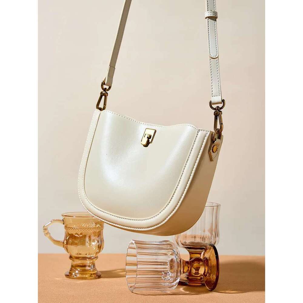 Genuine Leather Woman Cowhide Shoulder Soft Minimalism Bags Womens High Quality Ladies Crossbody Bag Bag