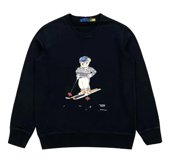 25 designer hoodie Men's hoodie Blue Teddy Bear Print Sweatshirt - Winter Pullover with Long Sleeves for Casual Wear