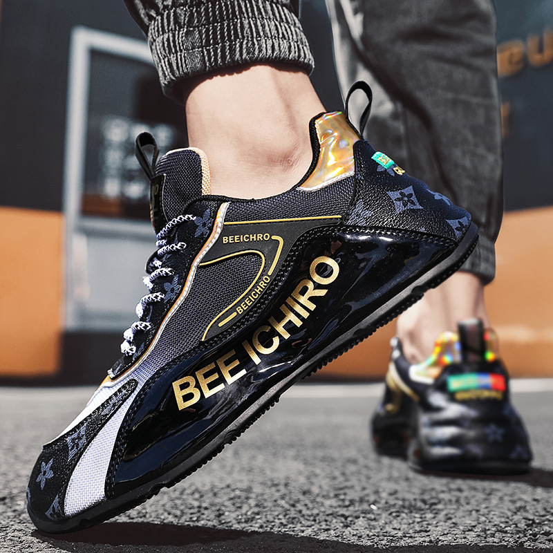 Designer Shoes Men's Shoes New Autumn and Winter Breathable mesh Casual Sports soled shoes Four Seasons Trendy height-increasing Casual shoes fre