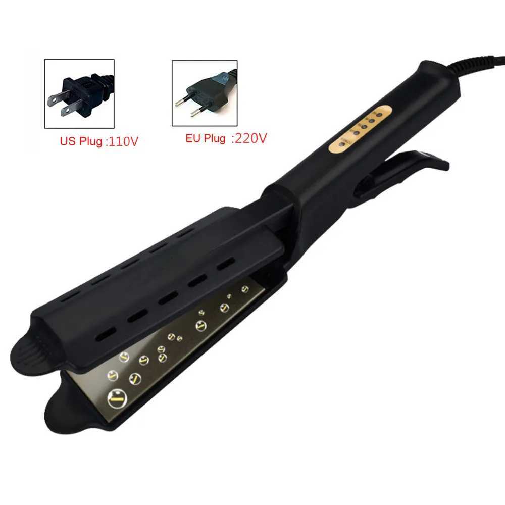 Widen Hair Straightener Four-Gear Temperature Adjustment Ceramic Tourmaline Ionic Flat Iron Fast Straight Hair Steam Flat IronT251122