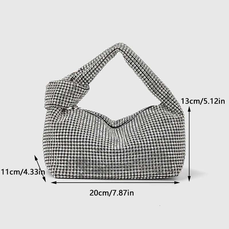 JIOMAY Fashion Rhinestone Purse Trends Hand Bags For Women 2024New Elegant And Versatile Party Evening Clutch Bag Makeup Bag K251121