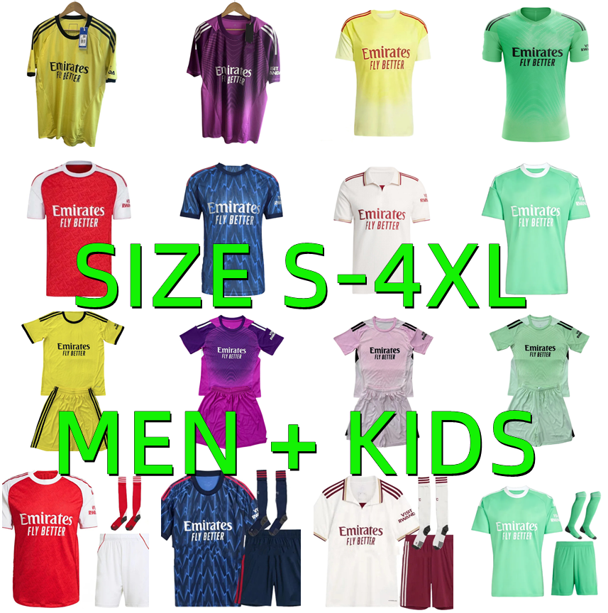 2025 2026 ODEGAARD SAKA GYOKERES EZE soccer jerseys 25 26 SALIBA MARTINELLI Trossard CALAFIORI RICE RAYA HAVERTZ GABRIEL HINCAPIE DOWMAN football shirt Men Kids kit