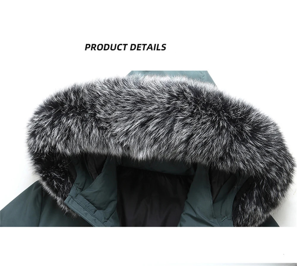 Mens down jacket with hood mens winter live broadcast outdoor hiking and camping 251110