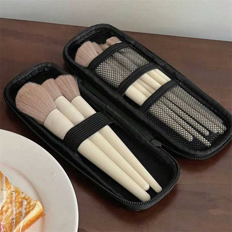 Multifunctional Makeup Brush Storage Bag Portable Travel Organizer Mesh Cosmetic Pouch Wash Storage Lightweight Beauty Tools C251122