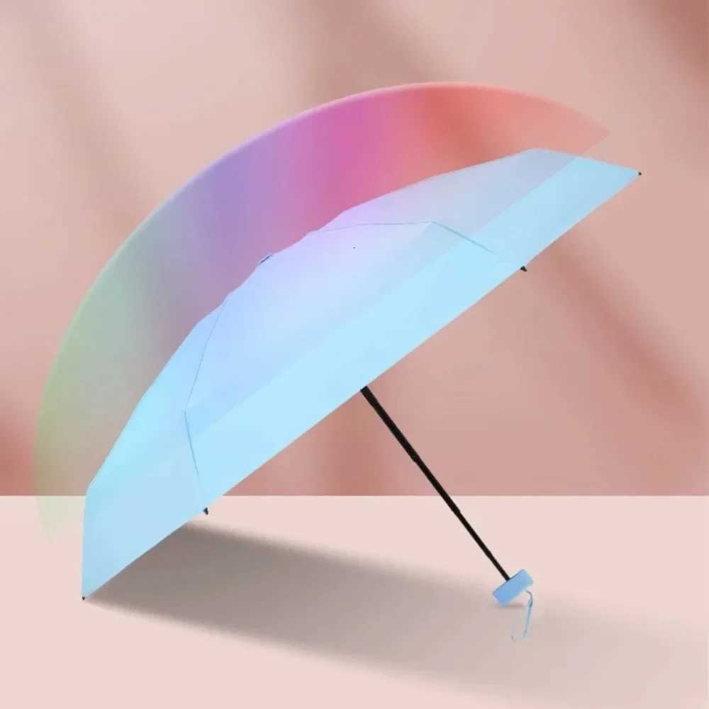 Outdoor Umbrella Portable Six Fold Umbrella Anti UV Pocket Umbrella Womens Dual Use Umbrella Compact Umbrella Outdoor FurnitureM251122