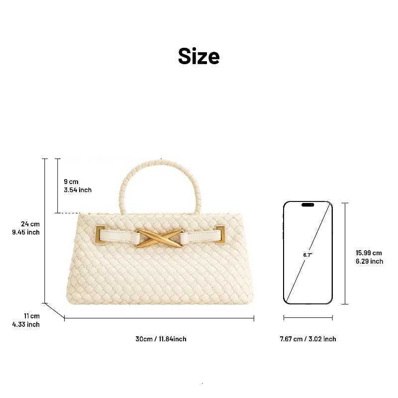 JW PEI 2025 New Large Wide Handbag for Women Fashion Faux Leather Commuter Shoulder Bag Crossbody Bag Designer Handbag K251121