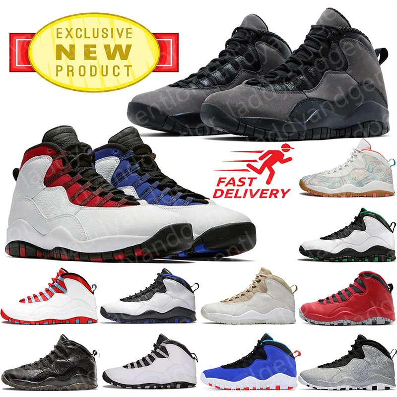 Basketball Shoes 10s Shadow Steel Double Nickel 45 Orlando Cement 10 Basketball Outdoor Mens Trainers Sneakers 40-47