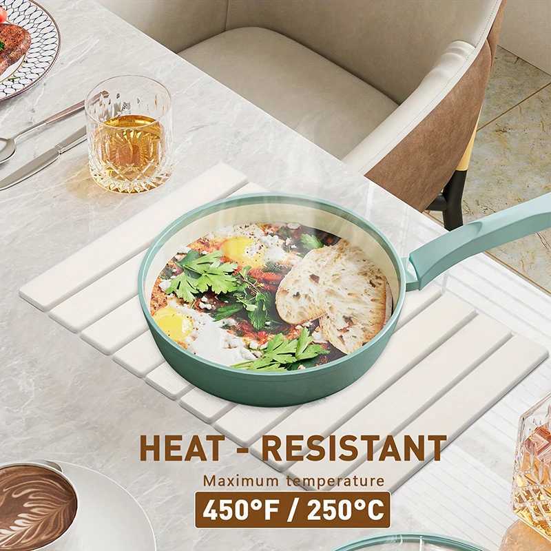 Kitchen Drying Mat Foldable Diatomite Dish Drying Mat Fast Absorbent Pad For Kitchen Non-Slip Sink Drying Tray For Dishes C251122