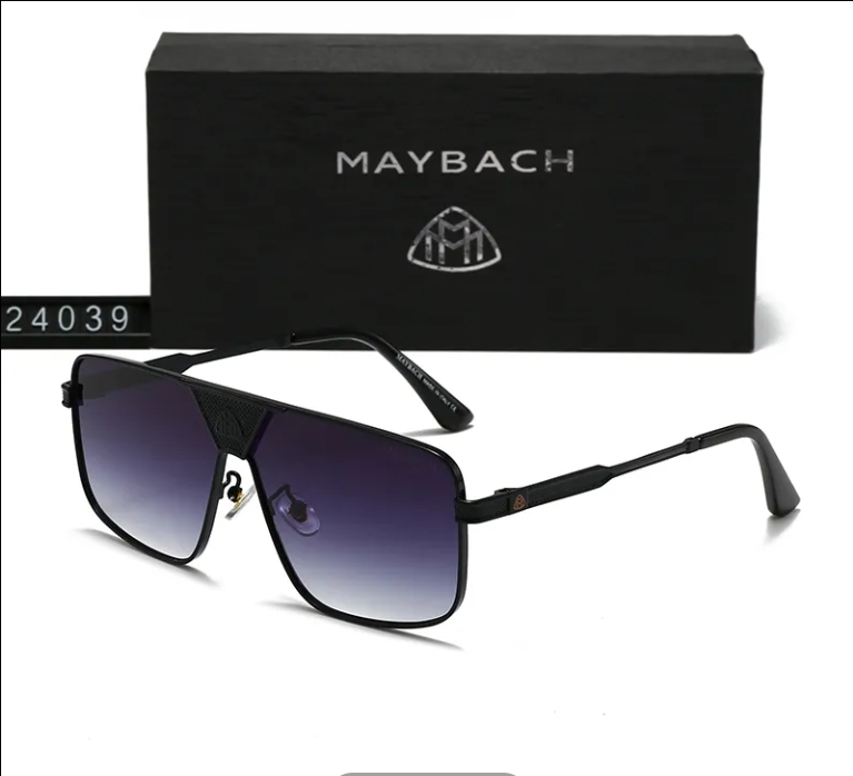 Maybach's trendy sunglasses, fashionable street style hit, gradient toad glasses, men's and women's versatile sunglasses