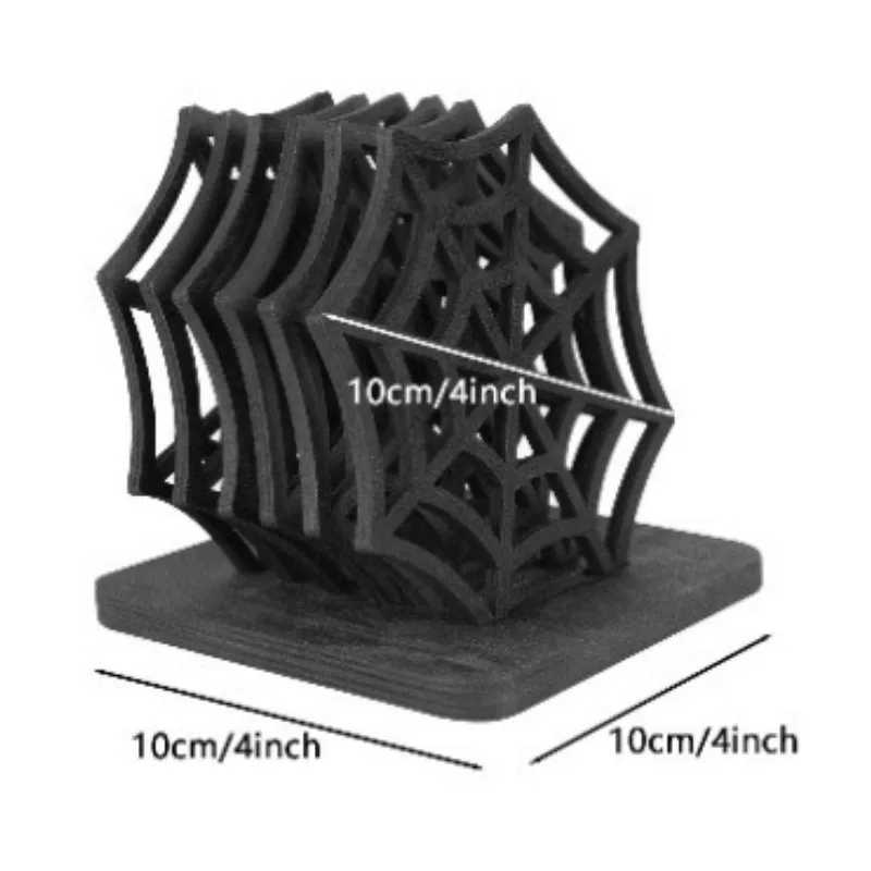 Halloween Wooden Spider Web Coaster Set Creative Hollow Desktop Coasters and Bowl Mats Festival Party Table Decoration Ornaments C251122