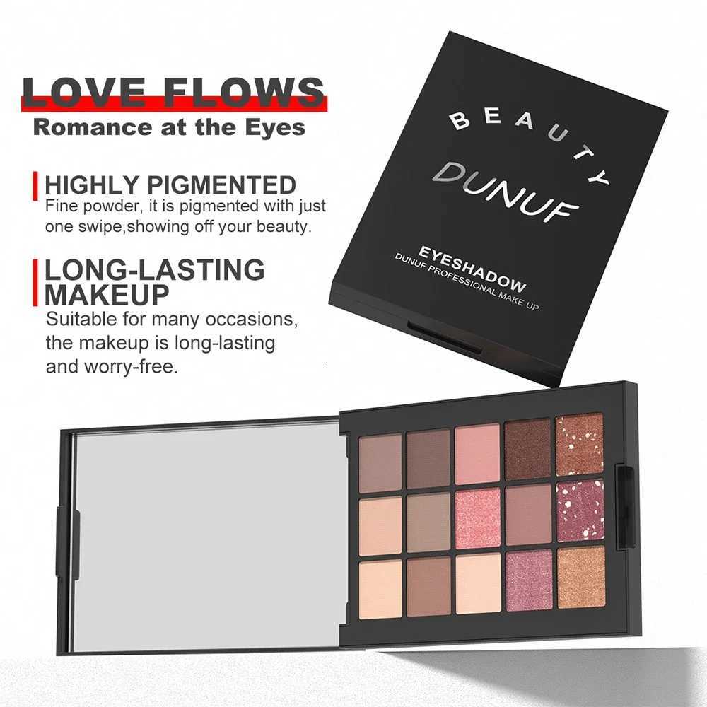 15-Grid Professional Matte Pear Eyeshadow Palette Highly Pigmented Waterproof Formula Lasting Wear No Clumping Flying PowderT251122