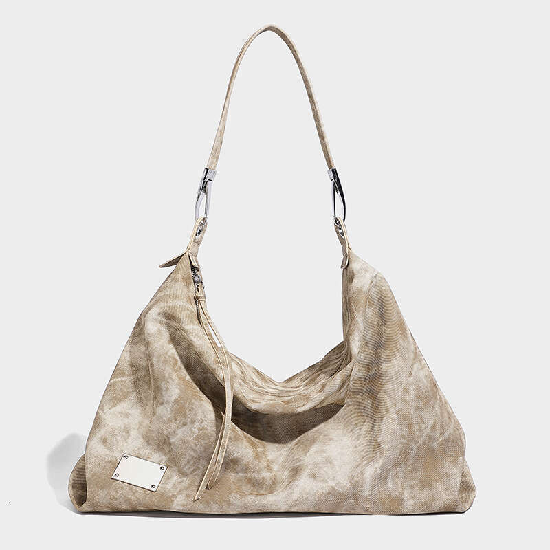 Designer Women's Bags Designer Small And Niche Gradient Tie Dye Design, Single Shoulder Underarm Large Capacity Tote Bag, Casual High Aesthetic H