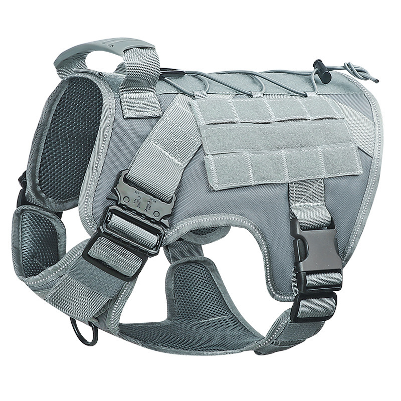 K9 Tactical Military Vest Pet German Shepherd Golden Retriever Tactical Training Dog Harness and Leash Set For All Breeds Dogs
