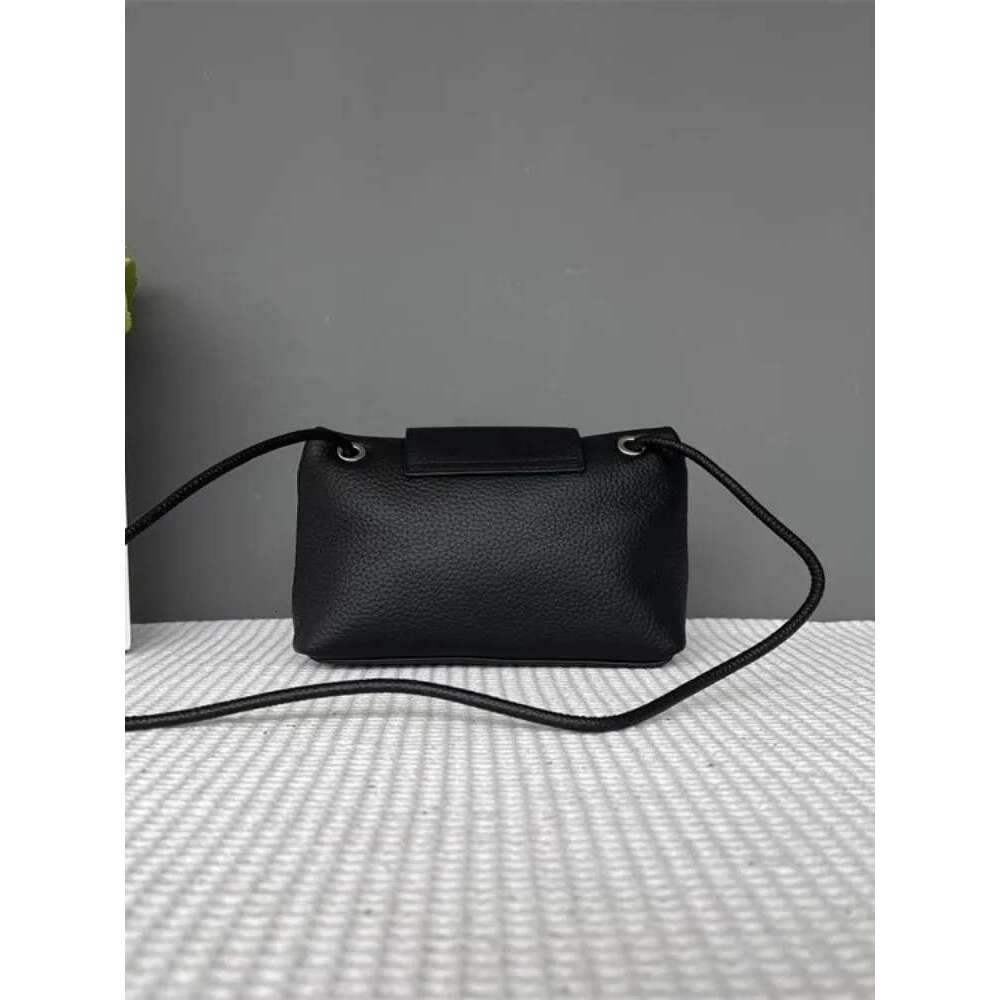 Casual Women Small Box Bags Solid Color Single Shoulder Zipper Genuine Leather Versatile Fashion Ladies Messenger Bag Bag