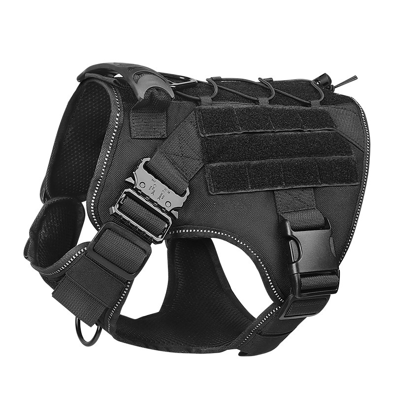 K9 Tactical Military Vest Pet German Shepherd Golden Retriever Tactical Training Dog Harness and Leash Set For All Breeds Dogs