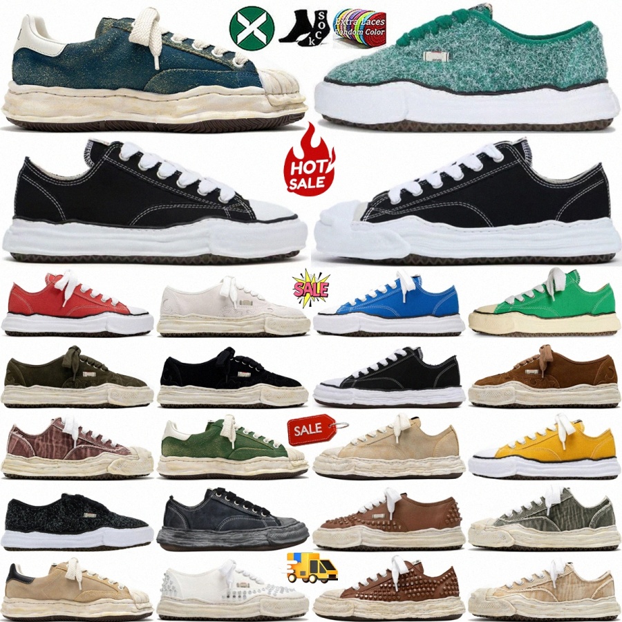 mihara shoes miharas miahara designer shoe mens sneakers sneaker Peterson Sole Canvas Low Black Light Blue Hank Purple White Natural Pink NavyOM0e#