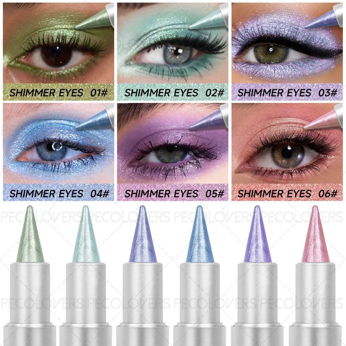 Sparkle Grey Eyeshadow PencilLong-Lasting Waterproof Eye MakeupEyeshadow StickHalloween MakeupT251122