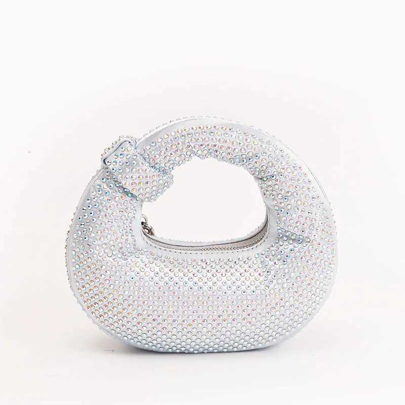 2025 Luxury New Elegant Clutch Purse Luxury Rhinestone Party Mini Bag Handbag Purse for Women Sparkling Diamond Banquet Bags K251121