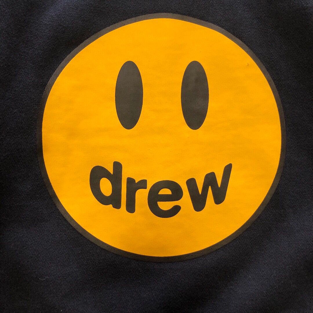 Drew House DREW Justin Smiling Bieber High Street Loose Long Sleeve Hoodie