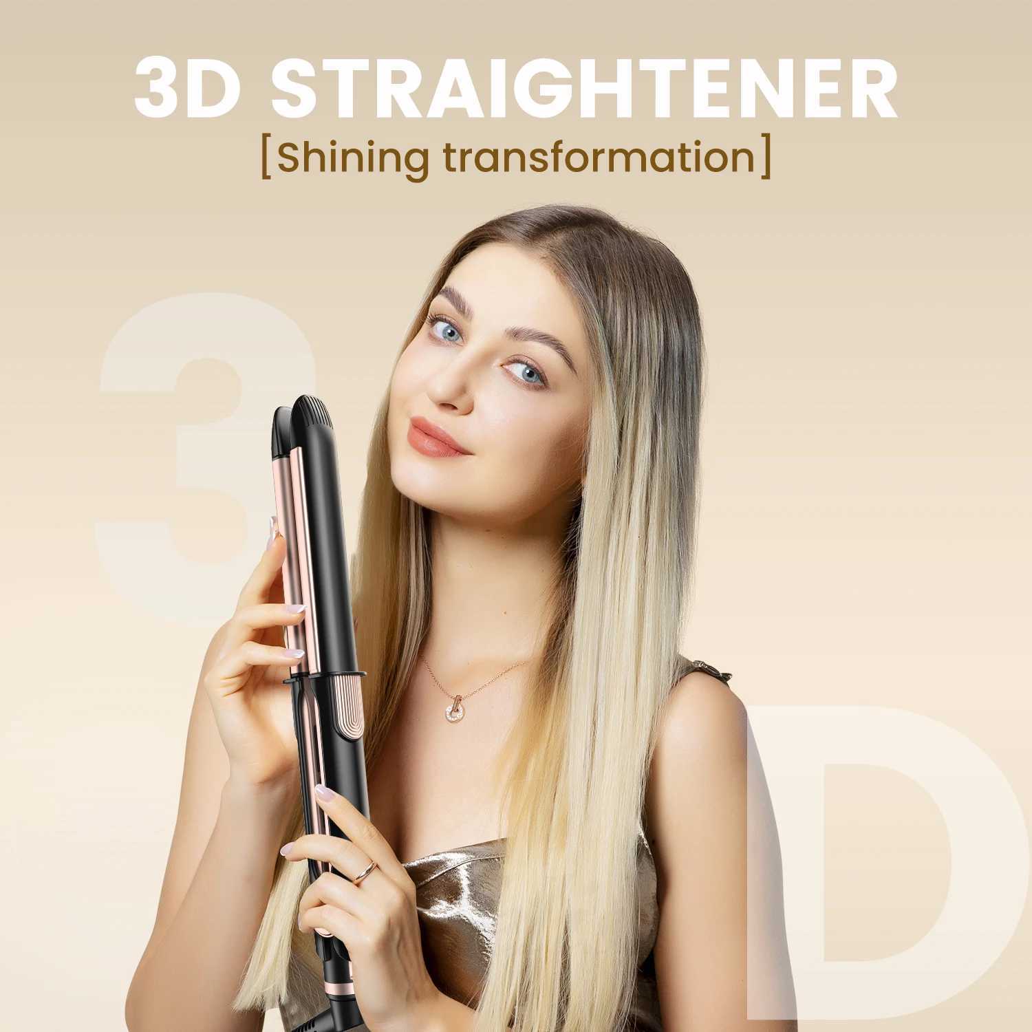 Professional Hair Straightener Optiheat Technology Ceramic Coating Extra Long Floating Plates 12 Temperatures up to 230 CT251122