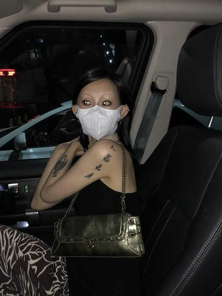 Women Bag Vintage PU Chains Hasp Shoulder Bag Chest Bags Handbag Euro-America StyleT251122