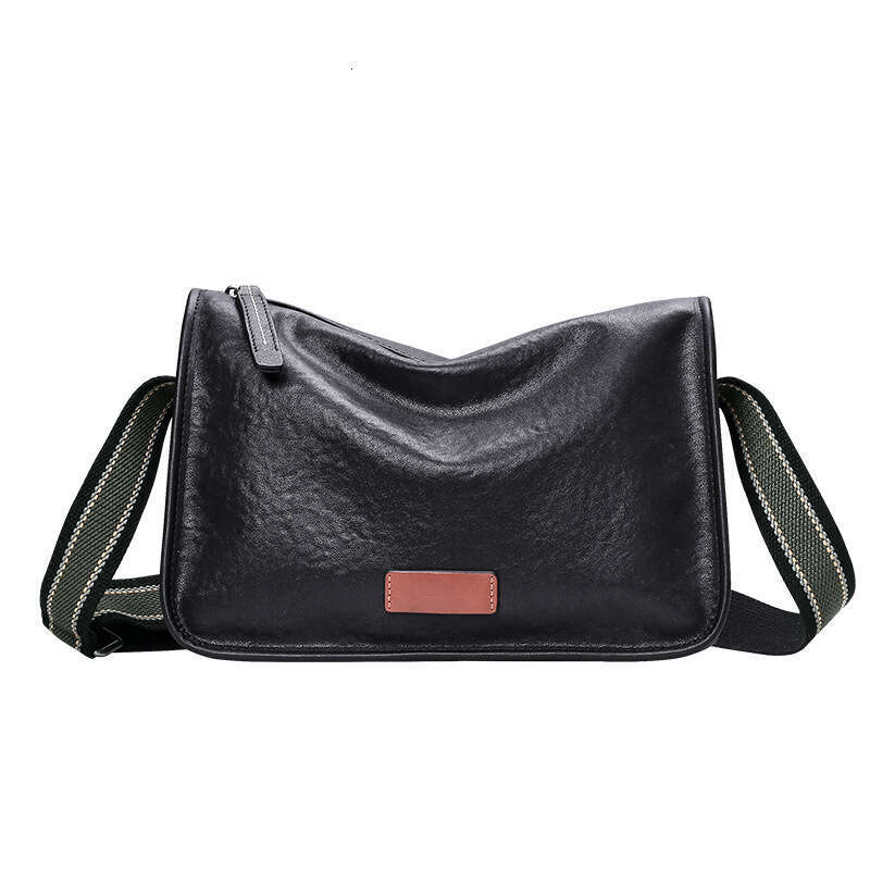 Luxury bag designer xz new trend leather men's one shoulder fashion casual top layer cowhide commuter small messenger bag