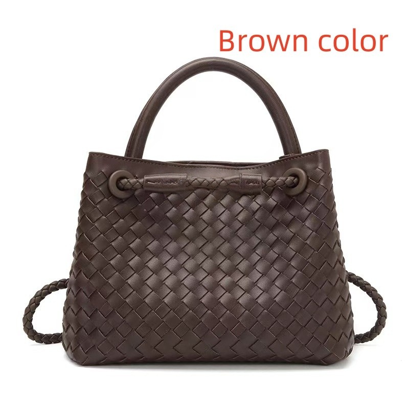 Crossbody genuine leather black crochet designers bag womens bags designer tote fashion handbag new portable single graceful