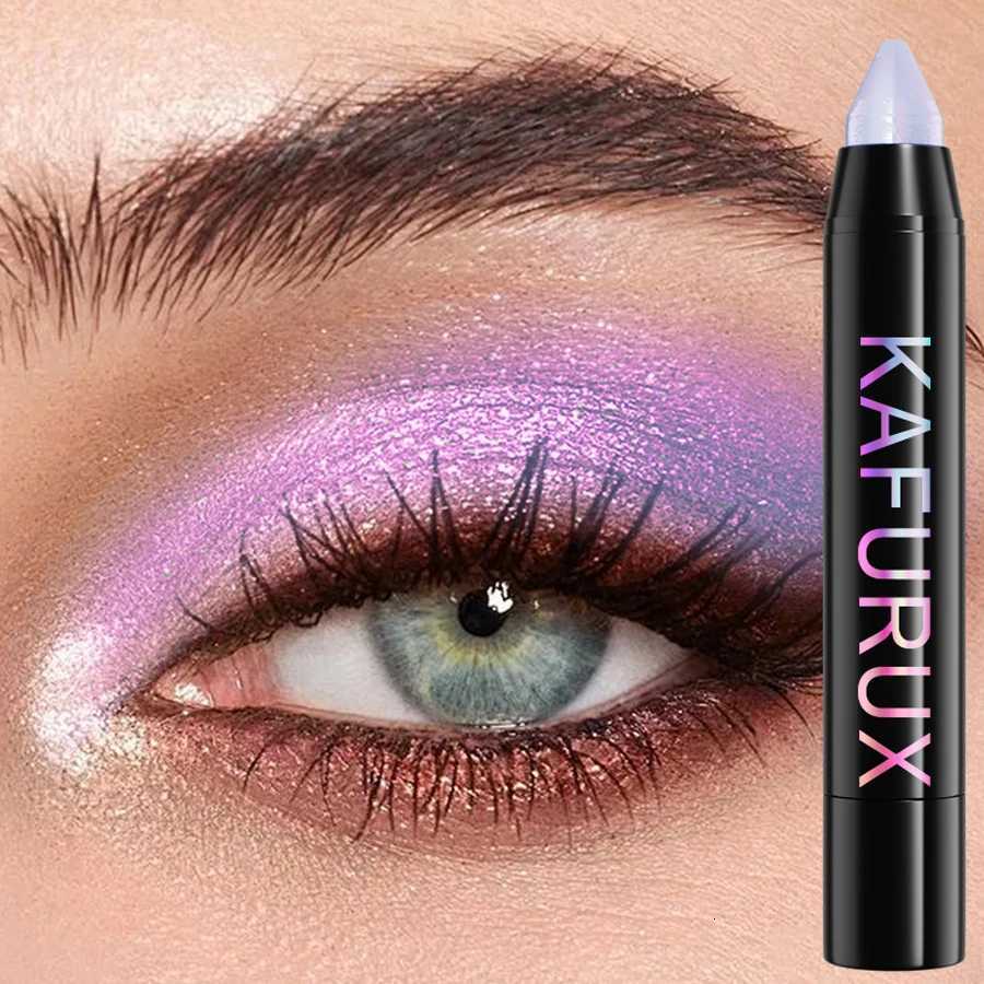 Natural Color Eyeshadow Stick-Highlighter Pen with Pearly GlitterMatte Finish 1pc Pick Brow Shimmer Eye Shadow Pen Eye MakeupT251122