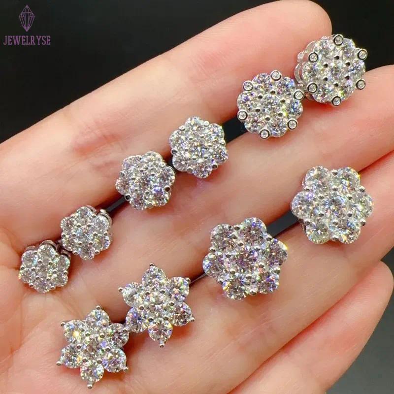 Dia Passed Test Men Women Studs Sterg Sier wer Moissanite Earrings Nice Gift