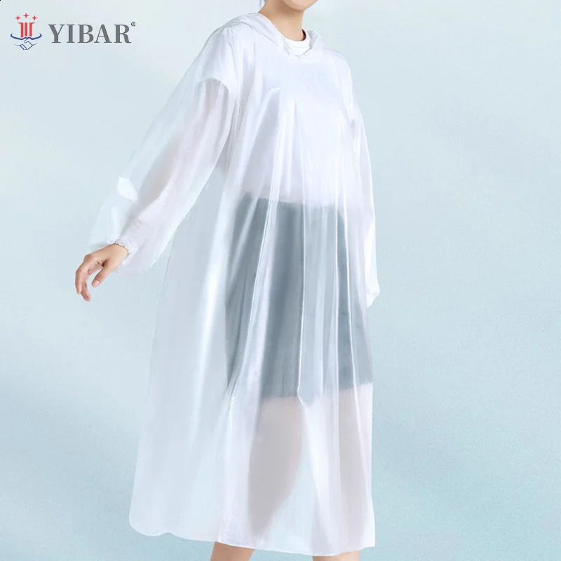 Portable Thickened Raincoat Travel Outdoor Rainwear Waterproof Women And Men Disposable Camping Rain Cover Travel Supplies 250421