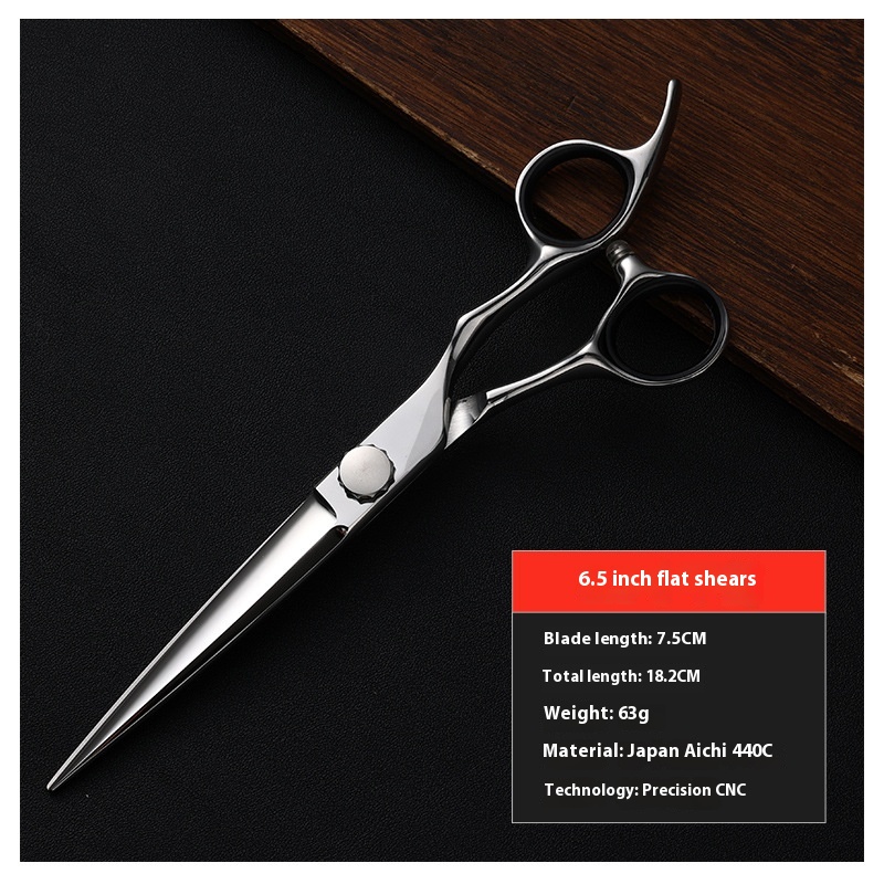 Japanese 440C salon hairdresser professional hairdressing scissors 5.5/6/6.5/7-inch flat scissors, reverse teeth scissors, Thinning scissors, hair sty