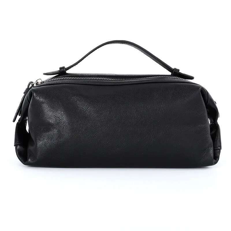 High-End Genuine Leather Men's Business Casual Messenger Large Capacity Single Shoulder Bag For Commuting