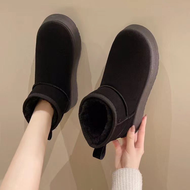 Free Shipping Classic Designer Boots Women's Winter Snow Boots Short Plush Lined Thick Sole Warm Non-Slip Ankle Boots 2025 New